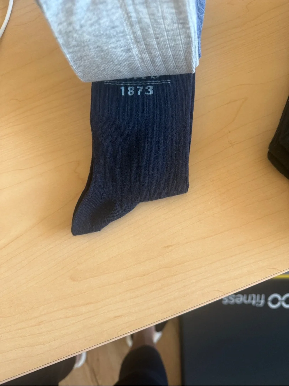 Levi's Regular Cut Crew Socks - Black & Multi Color
